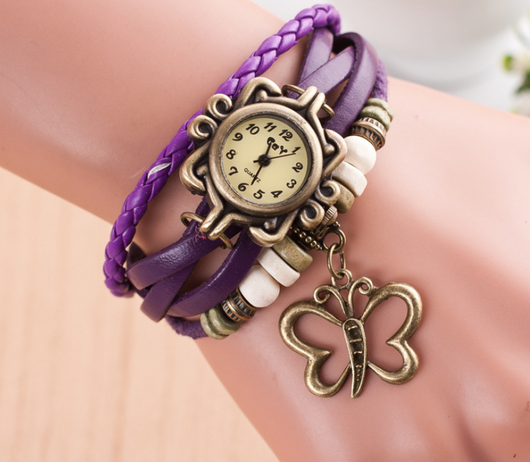 Pulsera Hueca Mariposa Punk Estilo Femenino - Image 10