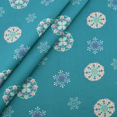 Paquete de 8 Piezas de Tela de Algodón Twill con Estampado Floral - Image 3