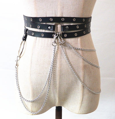 Cadena de Cintura Estilo Punk con Diseño Cóncavo - Image 4