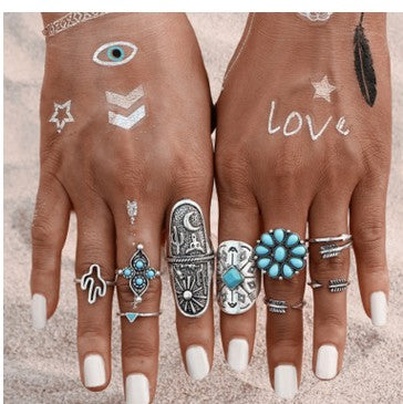 Juegos de Anillos Bohemios Vintage