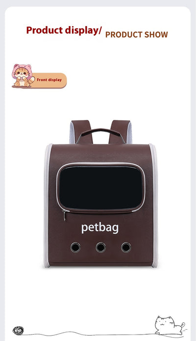 Mochila Transportadora para Gatos con Ventana Transparente de Gran Capacidad - Image 13