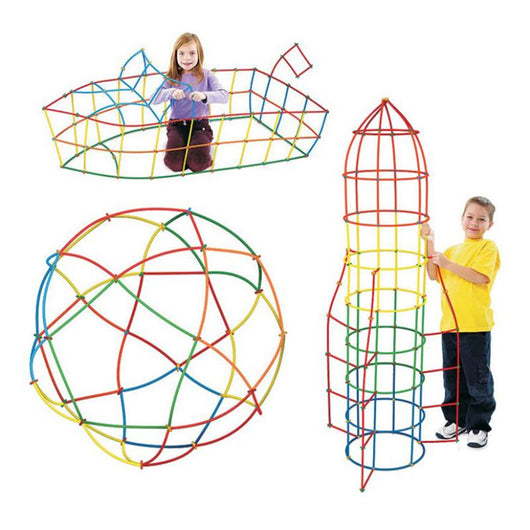 Juego de Construcción con Conectores de Pajilla - Image 6