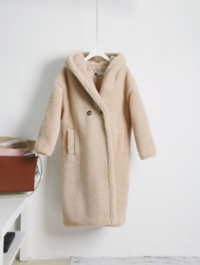 Abrigo de Cashmere Teddy para Mujer - Image 15