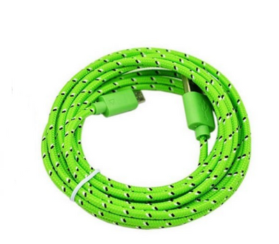 Cable de Carga USB Nylon Trenzado 3 Metros Compatible con iPhone 5/6/6S - Image 8