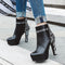 Tacones con Bloques de Color para Mujer