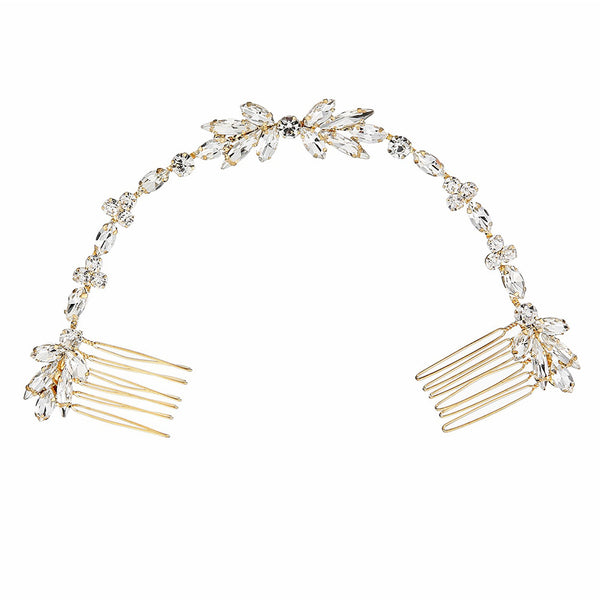 Peine de Cadena Suave Cristalino para el Cabello
