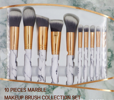 Set de 10 Brochas con Mango de Mármol - Image 8