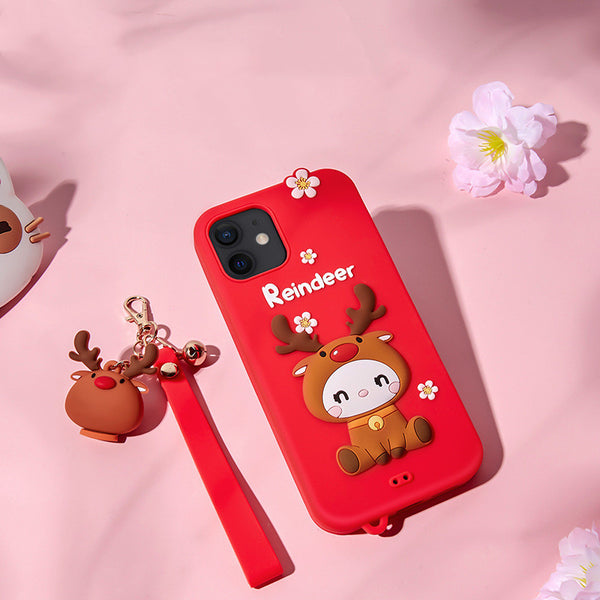 Funda Protectora de Silicona Cartoon Compatible con Apple