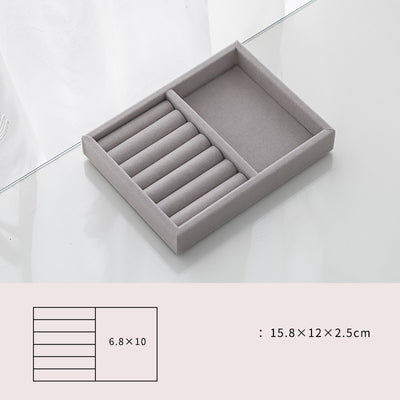 Organizador de Joyas Grande en Franela con Compartimentos para Accesorios - Image 3