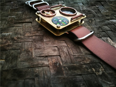 Reloj Estilo Gótico Turbo con Caja de Cobre - Image 7