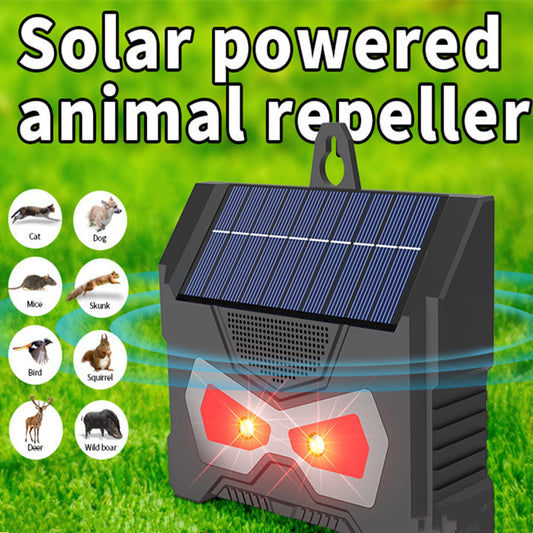 Repelente Solar Ultrasónico para Animales