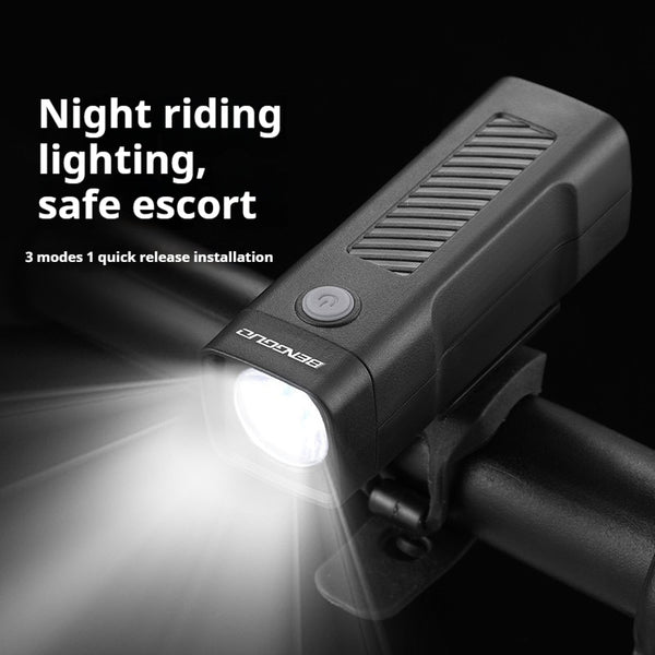 Luz Frontal LED USB Recargable para Bicicleta - Iluminación Nocturna de Seguridad - Image 6