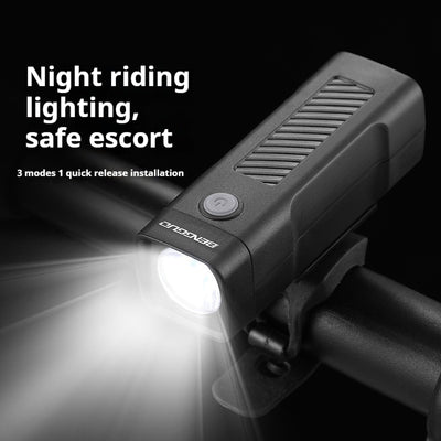 Luz Frontal LED USB Recargable para Bicicleta - Iluminación Nocturna de Seguridad - Image 6