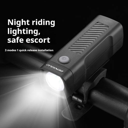 Luz Frontal LED USB Recargable para Bicicleta - Iluminación Nocturna de Seguridad - Image 6