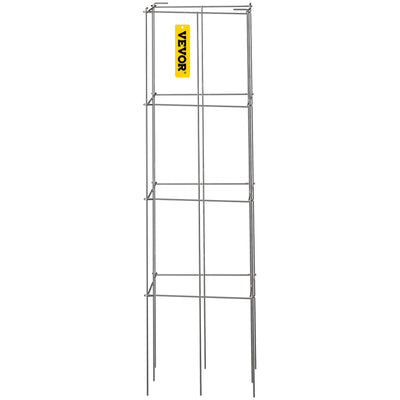 Jaulas Tutores para Tomates 46cm - Pack 5 Estructuras Cuadradas de Acero Galvanizado - Image 11