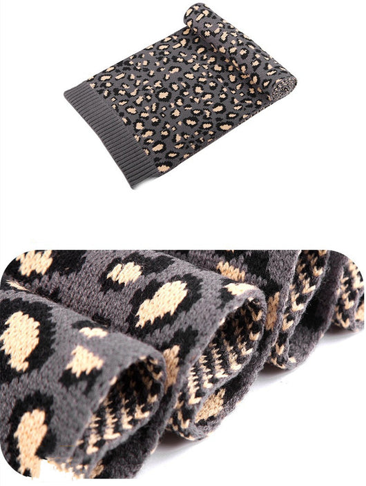 Conjunto de Abrigo: Gorro, Bufanda y Guantes de Lana Tejida - Image 10
