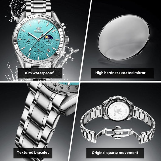 Reloj Deportivo de Cuarzo con Estilo Personalizado para Hombre - Image 3