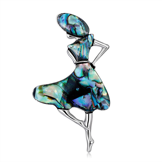 Broche Bailarina Versátil con Diseño de Concha - Image 9