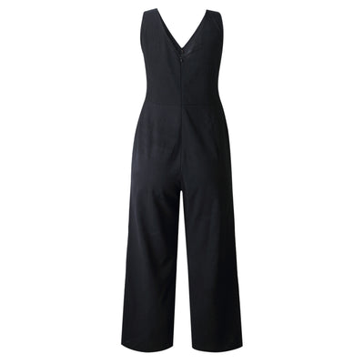 Jumpsuit Elegante para Mujer con Bolsillos, Cierre y Espalda Descubierta - Image 13
