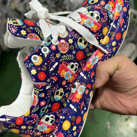 Zapatillas Dad Shoes Casuales Navideñas para Mujer