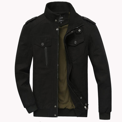 Chaqueta Bomber Táctica Militar Hombre - Estilo Piloto Air Force - Image 14