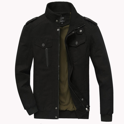 Chaqueta Bomber Táctica Militar Hombre - Estilo Piloto Air Force - Image 14