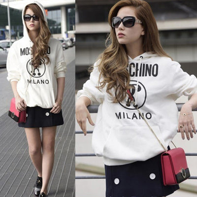 Sudadera con Capucha Estampado de Letras - Image 3