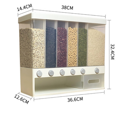 Contenedor de Arroz Montable en Pared con Diseño Moderno - Image 2