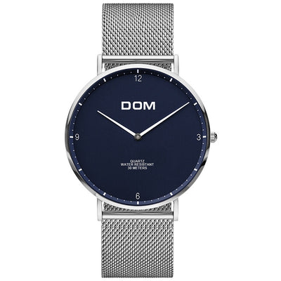 Reloj de Pareja Minimalista Acero Inoxidable Ultadelgado Resistente al Agua - Image 11
