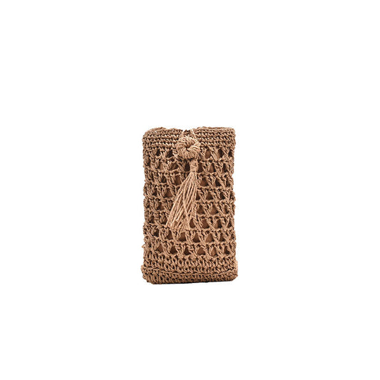 Bolso Bandolera de Paja Tejida - Versátil y Elegante