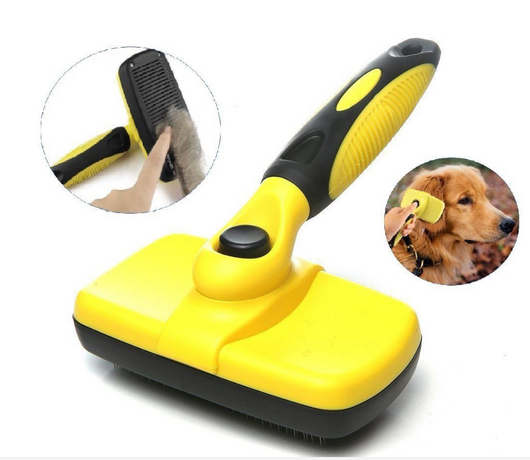 Cepillo Deslanador Automático para Mascotas
