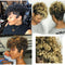 Cabello Rizado Corto Teñido Africano