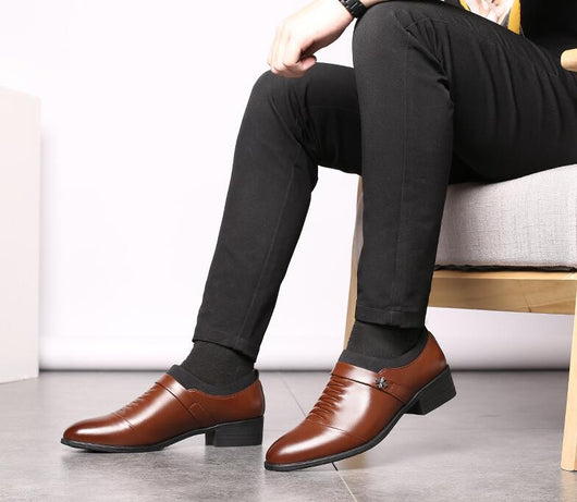 Zapatos de Cuero Formal para Hombre - Estilo Ejecutivo Profesional - Image 4