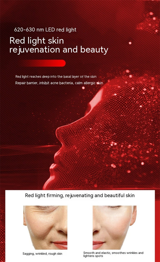 Dispositivo IPL Fotón 3 en 1 con Compresa Térmica y Luz Roja para Rejuvenecimiento Facial - Image 9