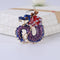 Alloy dripping oil zodiac dragon brooch Morado