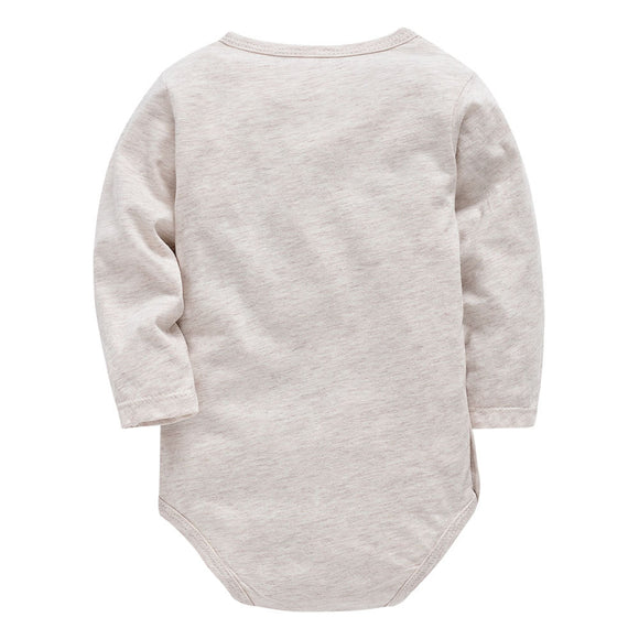 Long-Sleeve Cartoon Bodysuit for Baby Boys
