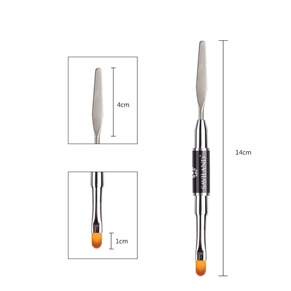 Set de Brochas de Fototerapia Doble Cabezal para Manicura