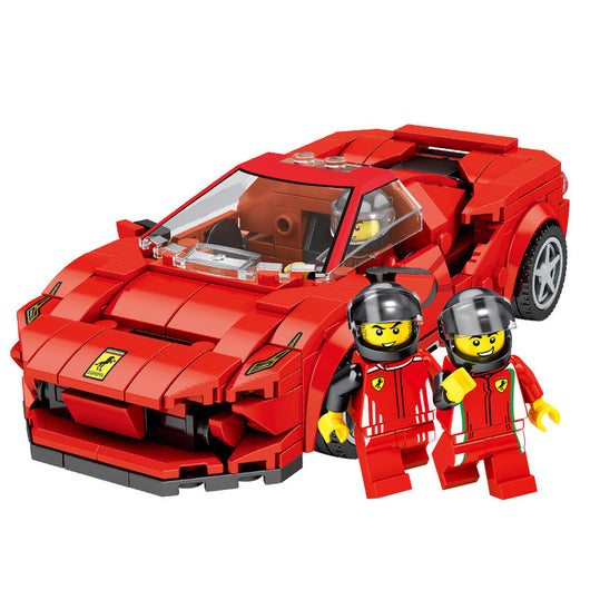 Gran Caja de Regalo de Bloques de Construcción de Carreras para Niños - Image 5