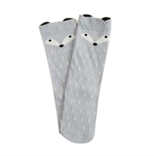 Calcetines Infantiles de Algodón con Diseño Zorro Adorable - Transpirables para Primavera y Otoño - Image 9