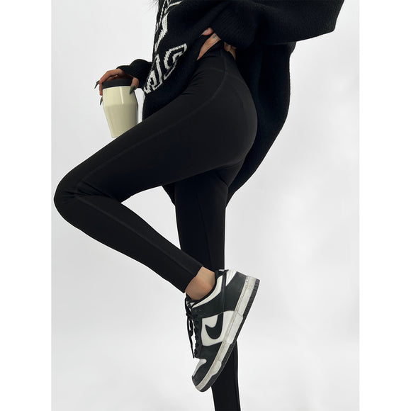 Leggings Negros Ajustados Versátiles para Mujer