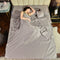 Saco de Dormir Cinza de Alta Qualidade 80 x 220 cm