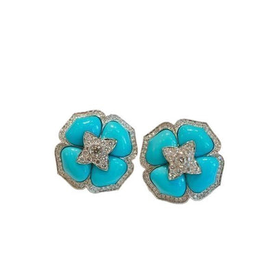 Aretes de Turquesa en Cobre - Diseño Clásico y Elegante - Image 5