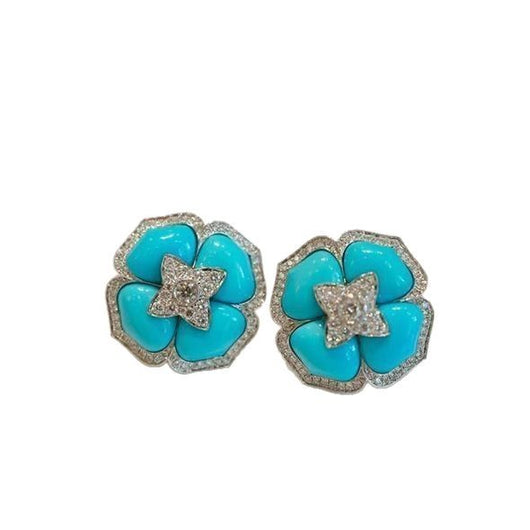 Aretes de Turquesa en Cobre - Diseño Clásico y Elegante - Image 5