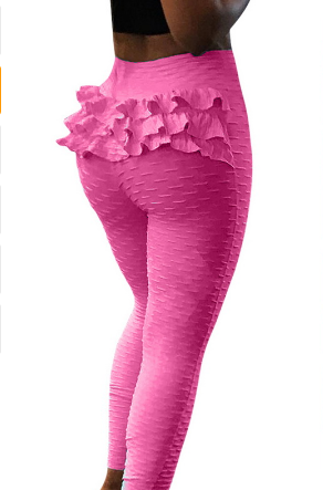 Pantalones Yoga Ajustados Jacquard con Diseño Slim - Image 4