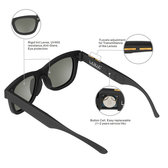 Gafas de Sol Inteligentes con Oscurecimiento Automático LCD