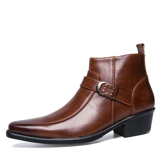 Zapatos de Cuero Puntiagudos para Hombre - Image 15