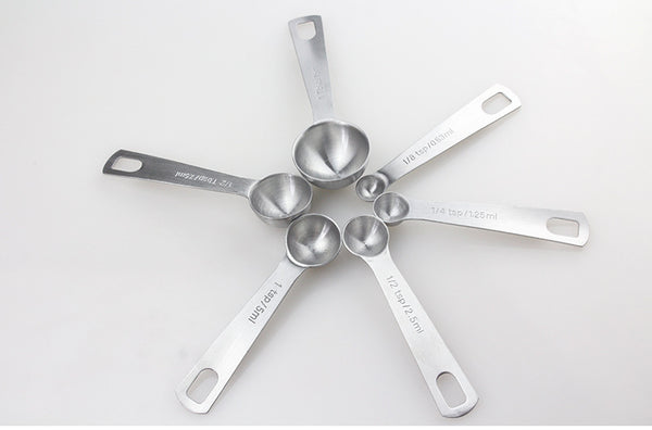 Cucharas Medidoras de Acero Inoxidable para Especias