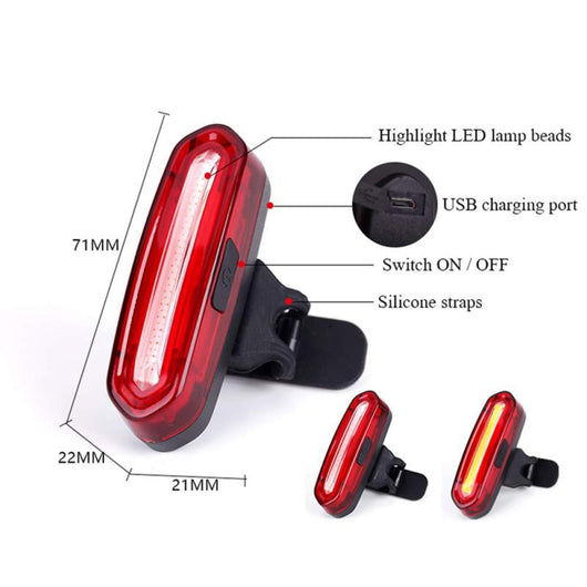 Luz Trasera Bicicleta Bicolor LED - Image 3