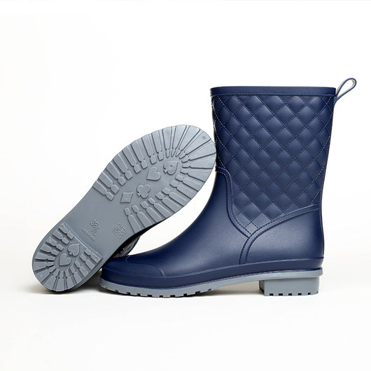 Botas Casuales a Cuadros para Mujer - Image 2