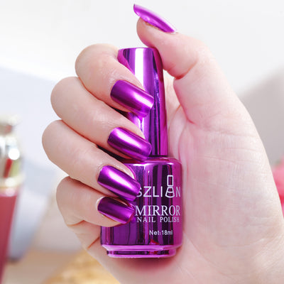 Esmalte de Uñas Efecto Espejo Acero Inoxidable - Image 9